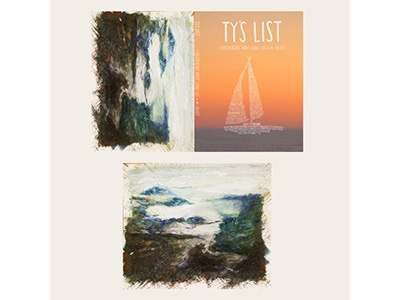 Ty's List Painting 1/16 art california collab design documentary drawing dvd illustration layout nature packaging painting