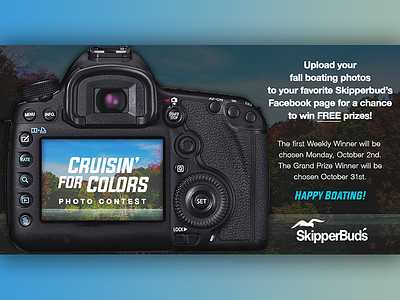 SkipperBud's Cruisin' For Colors Photo Contest autumn boating camera contest fall landscape photography promo social media