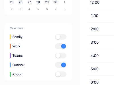Calendar widget app app design calendar design interface ui ui calendar ui design