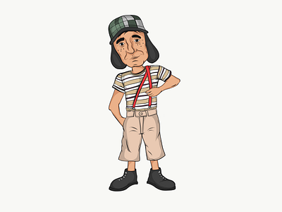 Chavo del Ocho design enamel pin illustration illustration art vector