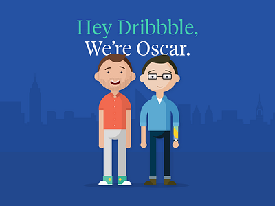Hey Dribbble, We're Oscar design health care illustration