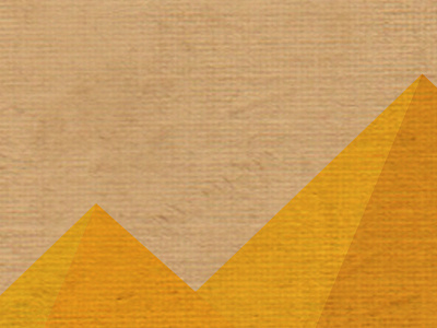 Egypt - A minimalist landmark series grapics minimalist orange print pyramids typography