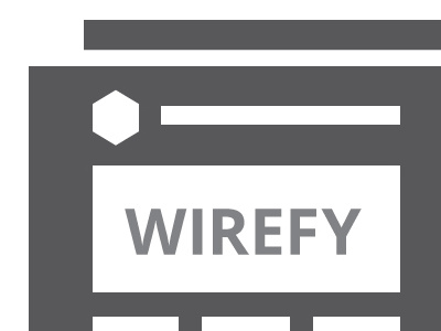 Wirefy Icon icon responsive wireframe