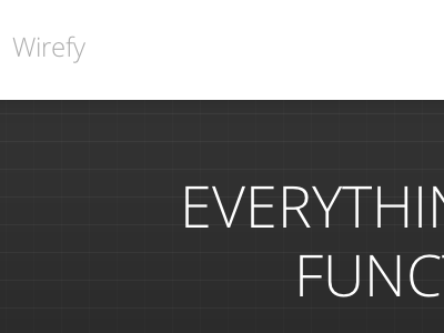 Wirefy 2.0 - Rebound grid open sans wireframes
