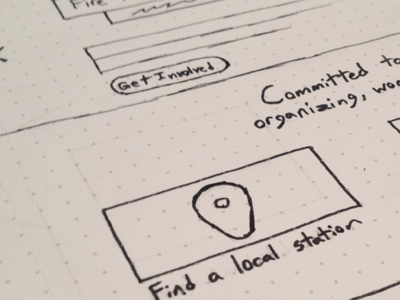 Upcoming Site Wireframe Sketch sketch wireframe