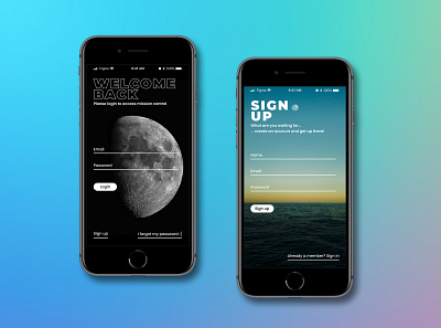 Daily UI - 001 Sign Up Screen design typography ui