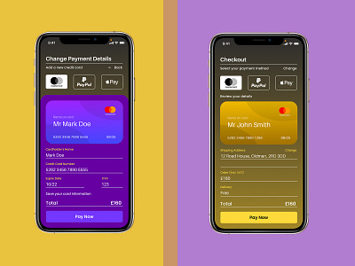 Daily UI - 002 Credit Card Checkout