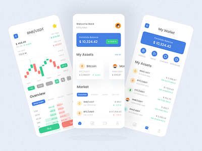 Cryptocurrency App app bitcoin buy crypto cryptocurrency design mobile sell trading ui uidesign wallet