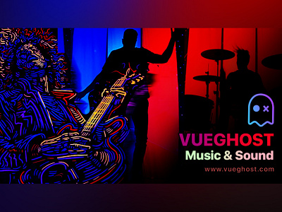 Vueghost Music and sounds Marketplace afx app artwork bootstrap branding community creative directory graphic design html template html5 loop marketplace music musicartist sound soundract soundract