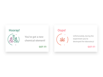 Daily UI 011 - Flash Message (Success/Error) android app app design dailyui dialog error flash message flat mobile success ui ux