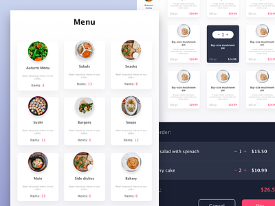 POS Terminal app design clean flat food list menu pay pos system sketch terminal ui user ux