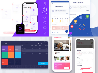 Best of 2018 2018 android app app design clean design flat icon interface ios kiosk material mobile pos sketch terminal ui ux design