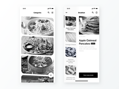 Avocado - Future App Concept android app app design cards clean flat interface interface design ios list material mobile preview recipe recipe app scroll sketch ui ui design ux