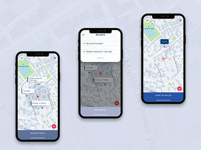 Map Navigator - IOS by Vikky on Dribbble