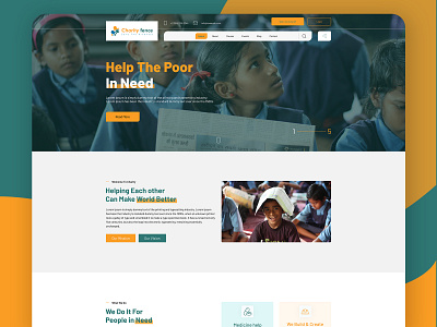 Charity Finance Website Design branding charity dination graphic design landing page design minimalist poor people ui ui ux website design