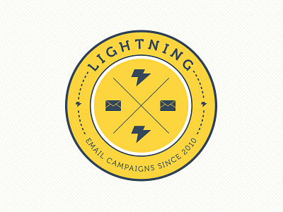Lightning Logo for Hallway Studios brand campaigns circle design development email hallway icons idea logo marketing