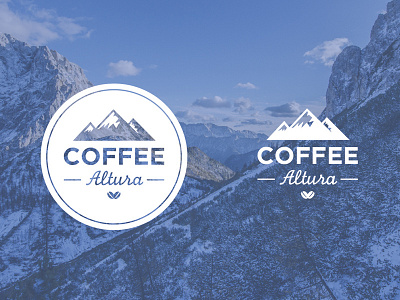 Coffee Altura art direction brand branding coffee coffee bean design drink graphic design hot logo mountain