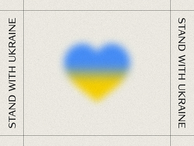 Peace for Ukraine blue design emotion flag heart love peace pray ukraine war yellow