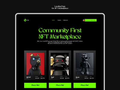 NFT Landing Page