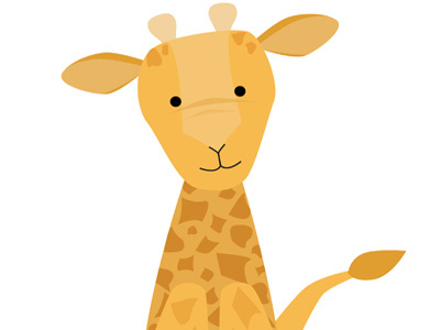 Giraffe animal vector