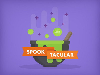 Spook-Tacular Badge badge cauldron givegab halloween potion spooky witch