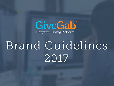 GiveGab Brand Guidelines brand branding graphic design guidelines style