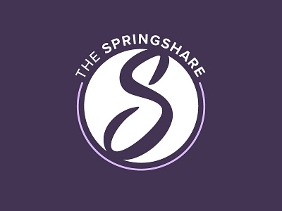 The SpringShare Logo Design charity giving giving day graphic design logo logo design nonprofits spring volunteer