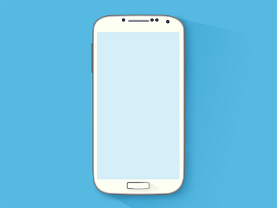 Samsung galaxy S4 android flat galaxy illustration s4 samsung