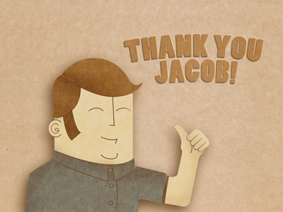 Thank you Jacob! andersson cardboard debut first illustration jacob jacob andersson