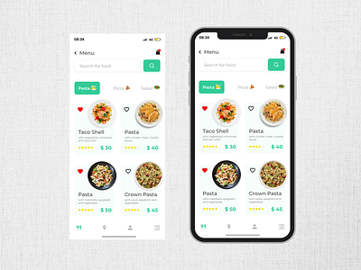 Food menu            Daily UI 43