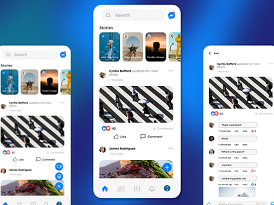 Redesign Facebook App Minimalist