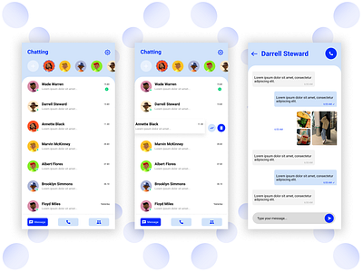 Chat App chat app chatting app design app uiux