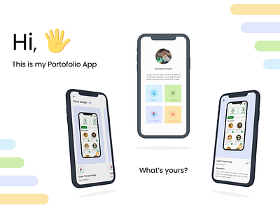 Portofolio App design