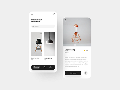 Minimal furniture app