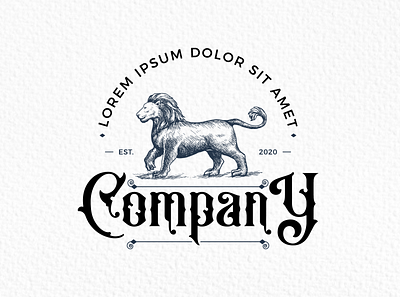 Lion Company Logo company logo lion lion logo logo logo design logodesign logos logotype