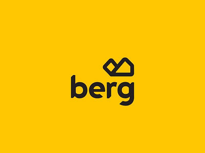 Berg Logo branding design icon logo minimal vector