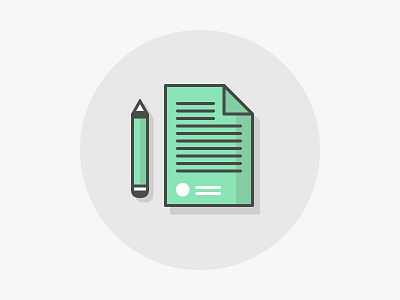 Isoverse – Policy icon document flat flaticons green icons isoverse pencil policy shadows sheet