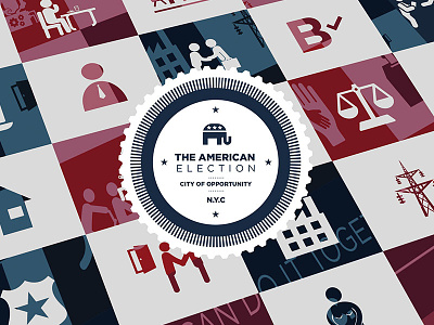 The American Election - Data Visualization/Infography data design icon infography visualization