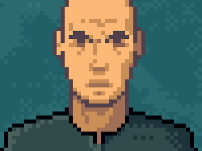 Pixel Portrait Sketch