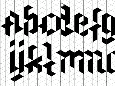 Trixel-Font font fonts hexels trixels typography