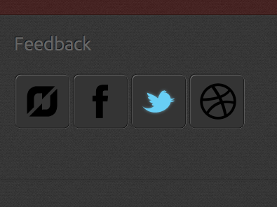 Making the Footer icons social media