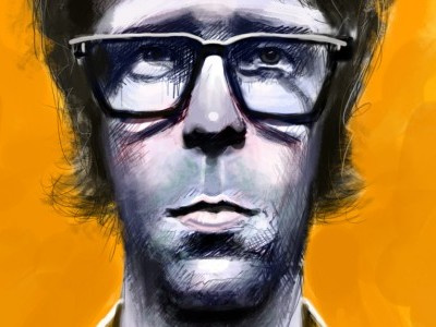 Ben Folds caricature portrait sketch