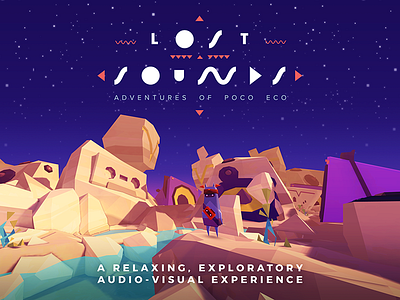 Lost Sounds artwork adventure eco game lost music poco poster sounds