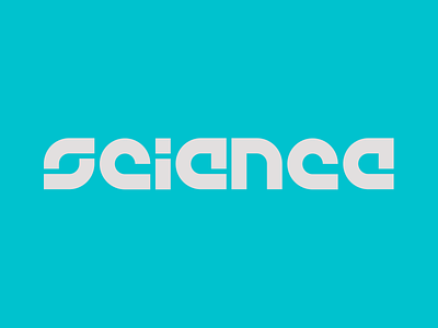 Science branding identity lettering logo logotype typography wordmark