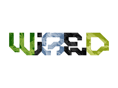 WIRED branding identity lettering logo logotype typography wordmark