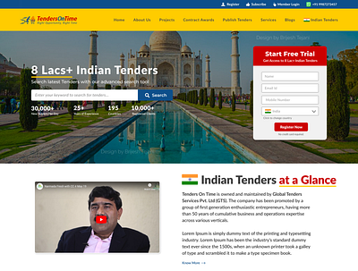 Indian Tenders | UI UX Design branding design figma figma design figmaafrica figmadesign figmaindia india indian tender tenders ui ux website