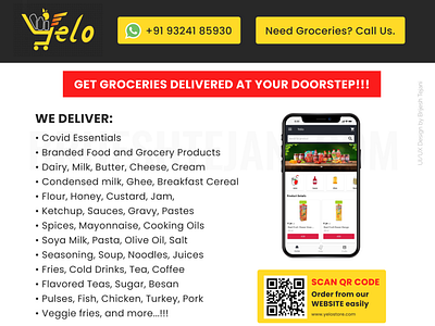 Yelo E-commerce Poster Design b2b b2b website b2c design designer ecommerce figma figma design figma india figmadesign figmaindia food food app foodie india poster poster a day poster design posters yelo