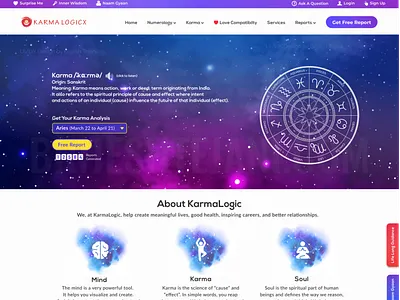 Karma & Numerology Design | UI UX Mastery design designer portfolio designers figma figma design figma india figmadesign figmaindia figmamagic india indian indiana karma numerology user experience user interface user interface design userinterface