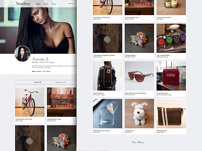 Nearbuy Profile 2 boutique chicago ecommerce favorites finds local logo nearby profile shop vintage website