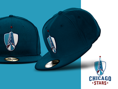 Chicago Stars 59Fifty 59fifty apparel basketball brand identity branding cap chicago hat logo newera stars team